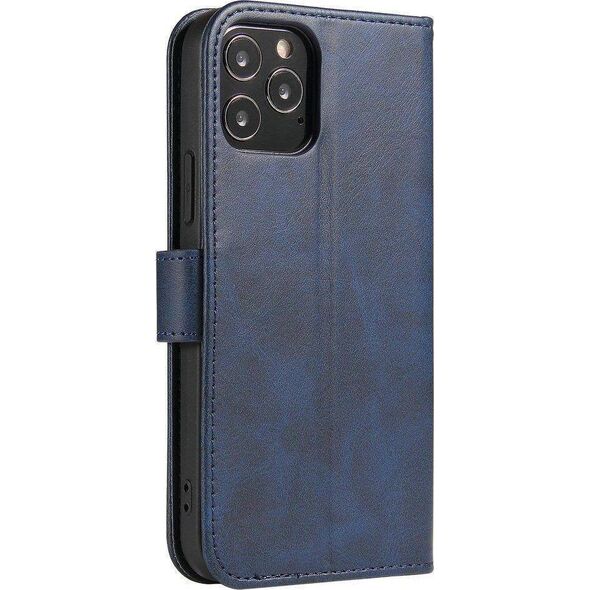 Hurtel Magnet Case elegancki futerał etui pokrowiec z klapką i funkcją podstawki Samsung Galaxy A03s (166,5) niebieski 10757803 9145576246191
