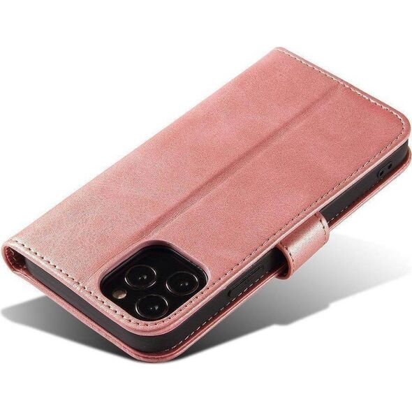 Hurtel Magnet Case elegancki futerał etui pokrowiec z klapką i funkcją podstawki Samsung Galaxy A03s (166,5) różowy 10757804 9145576246207