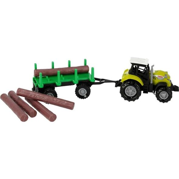 Mega Creative Moje ranczo Traktor z przyczepą 25 cm ze światłem i dźwiękami 10761357 5904335826487