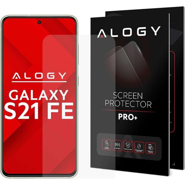 Alogy Alogy Szkło hartowane do telefonu na ekran do Samsung Galaxy S21 FE uniwersalny 10801185 5903396112829