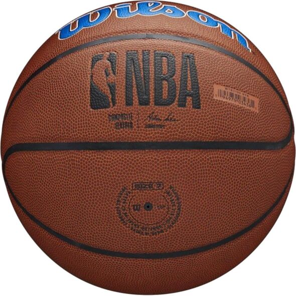 Wilson Piłka do koszykówki Team Alliance New York Knicks Brązowa r. 7 (WTB3100XBNYK) 10801356 194979034361