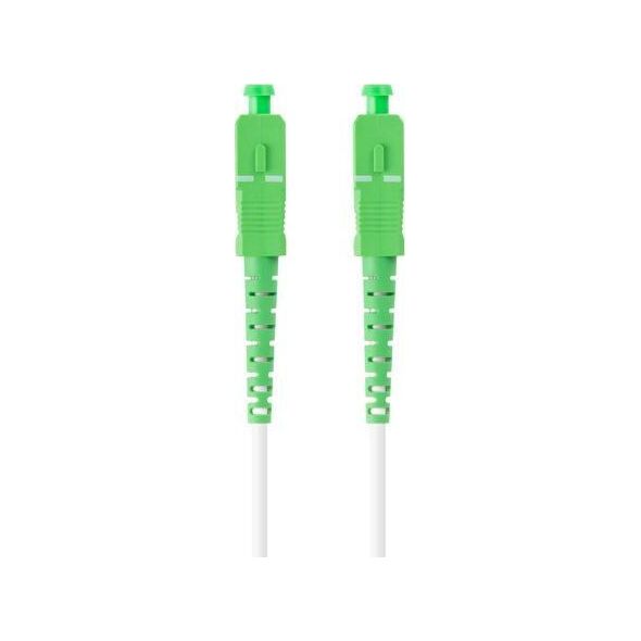 Lanberg PATCHCORD ŚWIATŁOWODOWY SM SC/APC-SC/APC SIMPLEX 3.0MM LSZH G657A2 15M BIAŁY LANBERG 10801665 5901969430851