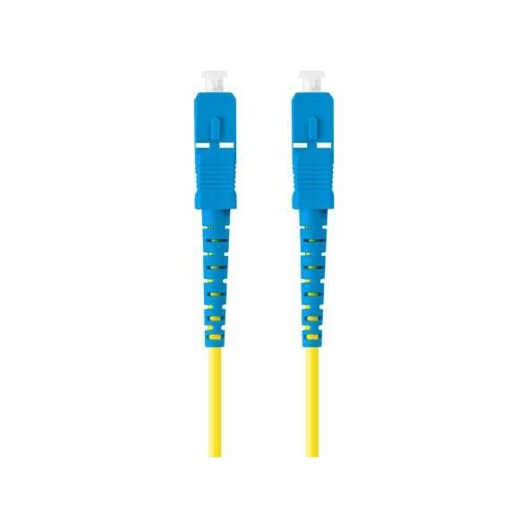 Lanberg PATCHCORD ŚWIATŁOWODOWY SM SC/UPC-SC/UPC SIMPLEX 3.0MM LSZH G657A1 2M ŻÓŁTY LANBERG 10801695 5901969433005