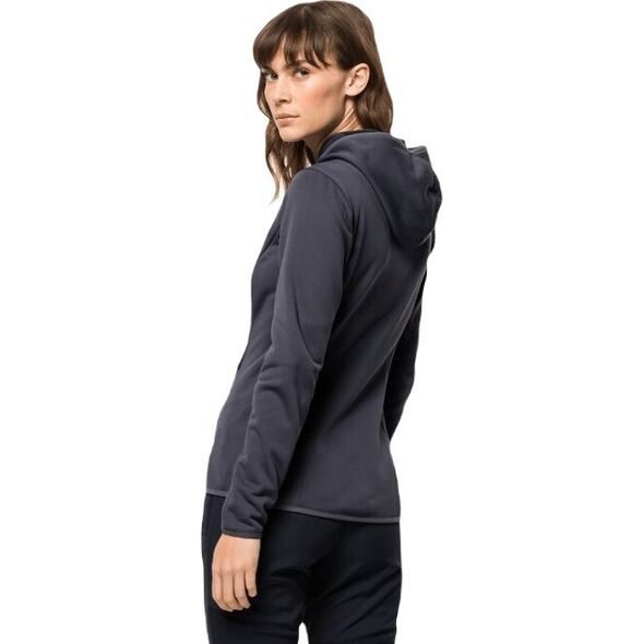 Jack Wolfskin Bluza damska Baiselberg Hooded Fz W graphite r. L (1710771_1388) 10804401 4064993561739