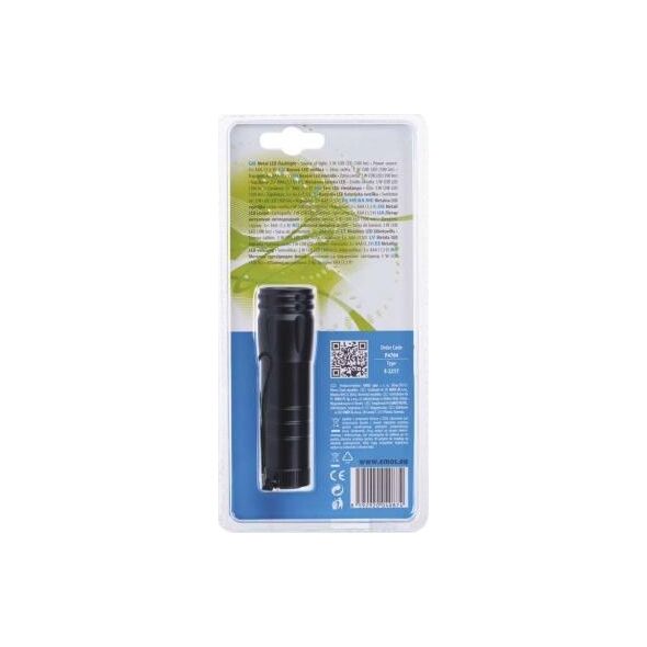 Latarka Emos Latarka LED 3W COB LED (100lm), czarna, zasięg 20m, 3xAAA - P4704 Emos 10863210 8592920040874