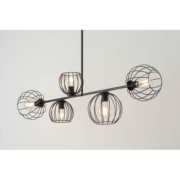 Lampa wisząca Sigma Sufitowa lampa loftowa Madam 32368 metalowy zwis nad łóżko czarny 10899929 5907554419461