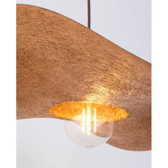 Lampa wisząca Sigma Sypialniana lampa wisząca KAPELLO metalowy kapelusz hat brązowy 10900235 5907554419263
