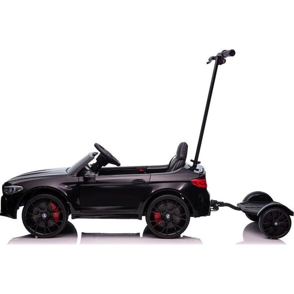 Lean Sport Auto Na Akumulator BMW M5 Z Platformą Dla Rodzica Czarne Lakierowane 11085365 5904204755771