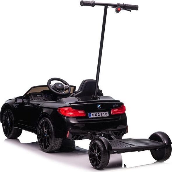 Lean Sport Auto Na Akumulator BMW M5 Z Platformą Dla Rodzica Czarne Lakierowane 11085365 5904204755771