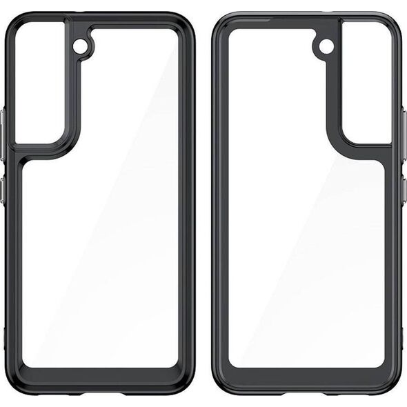 Hurtel Outer Space Case etui do Samsung Galaxy S22+ (S22 Plus) sztywny pokrowiec z żelową ramką niebieski 11101110 9145576248720