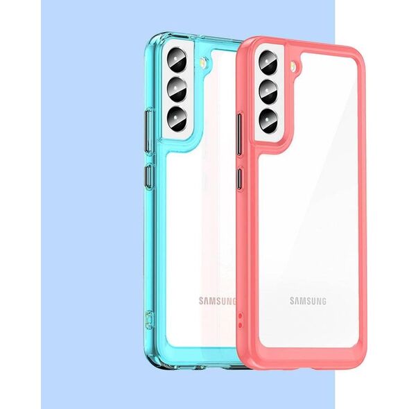 Hurtel Outer Space Case etui do Samsung Galaxy S22+ (S22 Plus) sztywny pokrowiec z żelową ramką przezroczysty 11101111 9145576248751