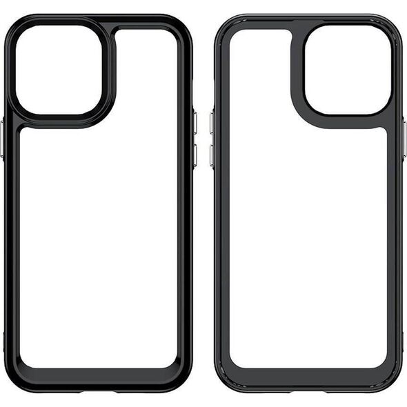 Hurtel Outer Space Case etui do iPhone 12 Pro Max sztywny pokrowiec z żelową ramką niebieski 11101125 9145576248478