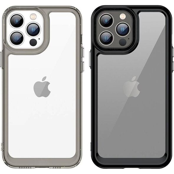 Hurtel Outer Space Case etui do iPhone 12 Pro Max sztywny pokrowiec z żelową ramką niebieski 11101125 9145576248478