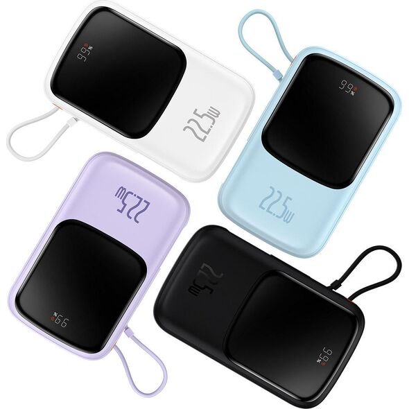 Powerbank Baseus Qpow 22.5W USB-C 10000mAh Biały 11112680 6932172608491