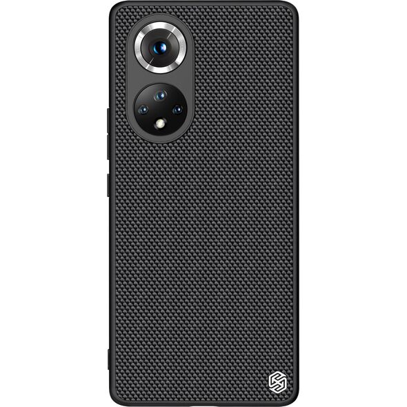 Nillkin Nillkin Textured Case wytrzymałe wzmocnione etui z żelową ramką i nylonem na tyle Honor 50 Pro czarny 11114225 6902048222311