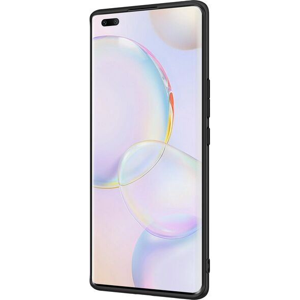 Nillkin Nillkin Textured Case wytrzymałe wzmocnione etui z żelową ramką i nylonem na tyle Honor 50 Pro czarny 11114225 6902048222311