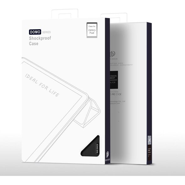 Etui na tablet Dux Ducis DUX DUCIS Domo składany pokrowiec etui na tablet z funkcją Smart Sleep podstawka Oppo Pad czarny 11114279 6934913040607