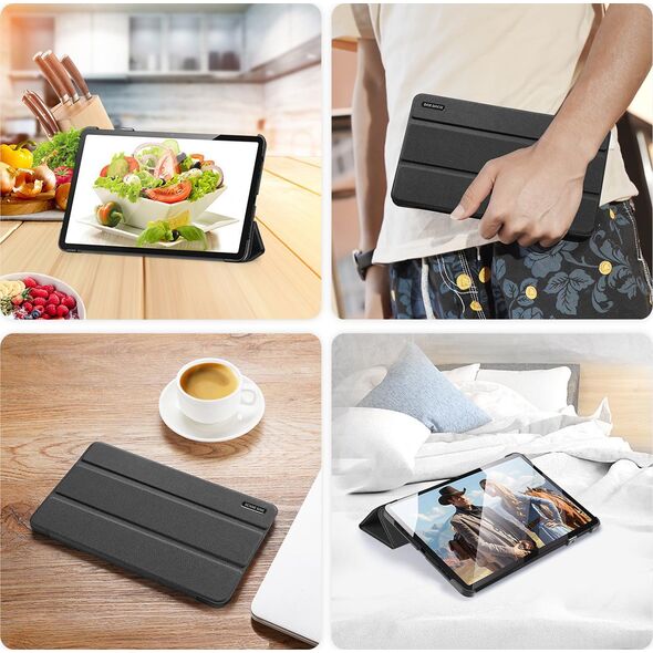 Etui na tablet Dux Ducis DUX DUCIS Domo składany pokrowiec etui na tablet z funkcją Smart Sleep podstawka Oppo Pad czarny 11114279 6934913040607