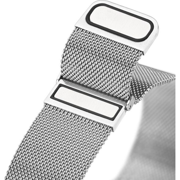 Dux Ducis Dux Ducis Magnetic Strap pasek do Watch 7 / 6 / 5 / 4 / 3 / 2 / SE (45 / 44 / 42mm) magnetyczna opaska srebrny (Milanese Version) 11114395 6934913039618