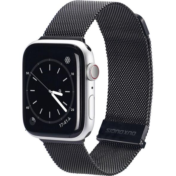 Dux Ducis Dux Ducis Magnetic Strap pasek do Watch 7 / 6 / 5 / 4 / 3 / 2 / SE (45 / 44 / 42mm) magnetyczna opaska czarny (Milanese Version) 11114397 6934913039601