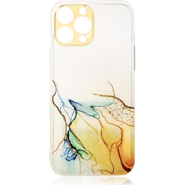 Hurtel Marble Case etui do iPhone 13 Pro Max żelowy pokrowiec marmur pomarańczowy 11114534 9145576251645