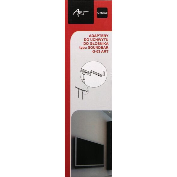 Art ADAPTER DO UCHWYTU DO GŁOŚNIKA typu SOUNDBAR G-03 EX ART extention kit 11216285 5906721171003