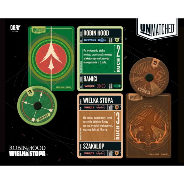 Ogry Games GRA UNMATCHED: ROBIN HOOD vs WIELKA STOPA - OGRY GAMES 11216288 5903981079728