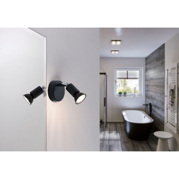 Lampa sufitowa Paulmann Spotlight Carolina IP44 GU10 230V Antracyt/ Metal 11221128 4000870667507
