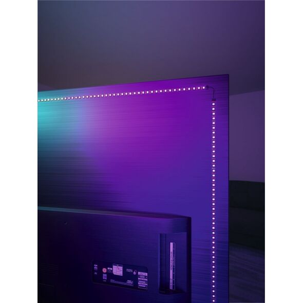 Taśma LED Paulmann Zestaw taśma LED TV 75cali  USB + pilot Dynamic Rainbow RGB 5W 5V czarny 11221330 4000870788820