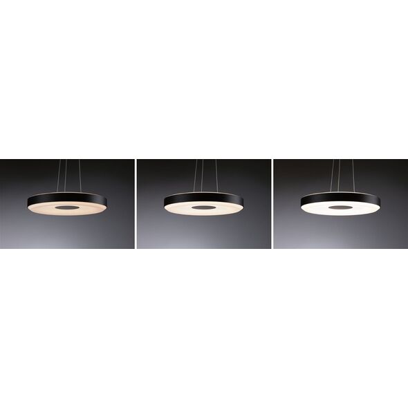 Lampa wisząca Paulmann Lampa wisząca LED Puric Pane 22W 400 mm ściemnialna 3-Step  czarny/szary 230V met 11221333 4000870795170