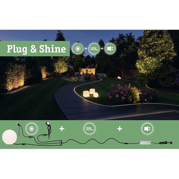 Paulmann Czujnik zmierzhu Outdoor Plug+ Shine  IP67 24V max 150W 11221342 4000870945872