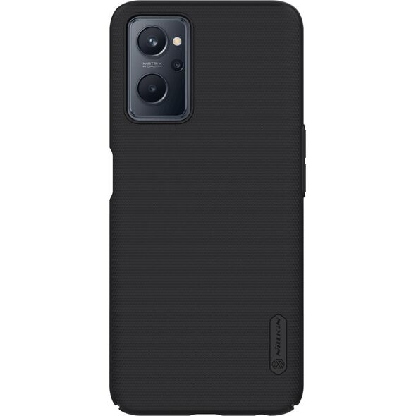 Nillkin Nillkin Super Frosted Shield Etui + Podstawka Realme 9I Czarny 11229606 6902048242999