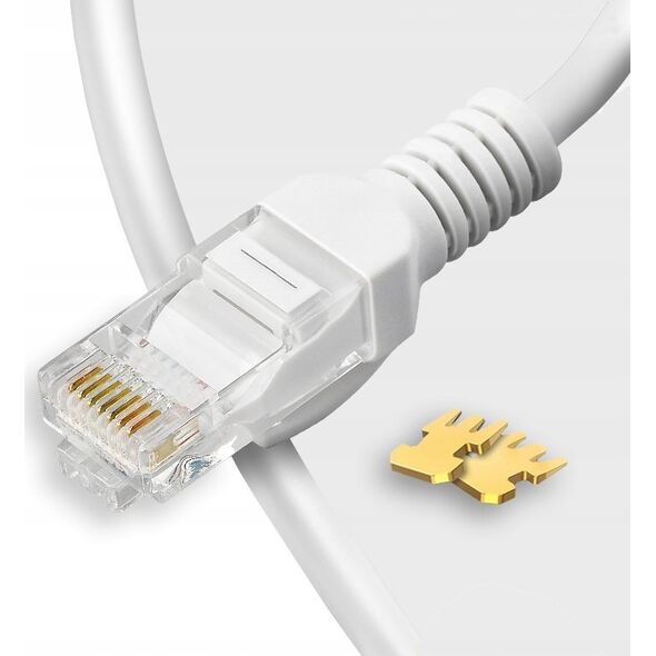 Lexton Kabel komputerowy sieciowy 1:1 8p8c (patchcord), 0,5m. 11237820 5902270716290