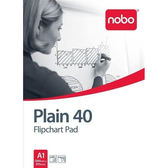 Nobo Blok do flipcharta 40 kartek (58x81cm) 11238106 5016812346576