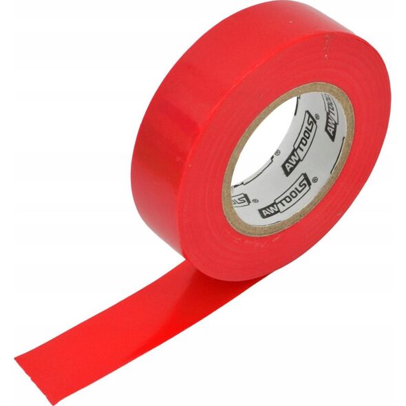 AWTools AWTOOLS TAŚMA IZOLACYJNA 19mm x 20m CZERWONA 11239560 5903678608880