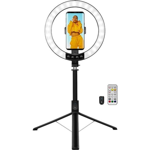 Selfie stick LogiLink LogiLink Smartphone-Ringlicht m.Selfie-Stick-Stativ,DM 20cm 11239710 4052792066678