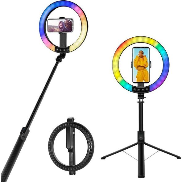 Selfie stick LogiLink LogiLink Smartphone-Ringlicht m.Selfie-Stick-Stativ,DM 20cm 11239710 4052792066678