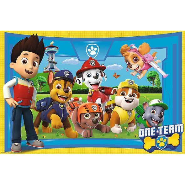 Trefl Puzzle 104 elementy Super Shapes XL Psi Patrol Psi Przyjaciele 11240148 5900511500165