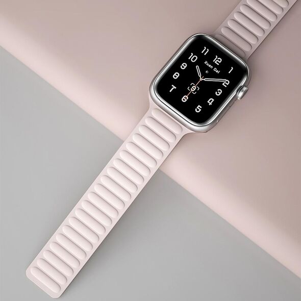 Hurtel Magnetic Strap pasek do Watch 7 45mm magnetyczna opaska bransoleta bransoletka czerwony 11255707 9145576255858