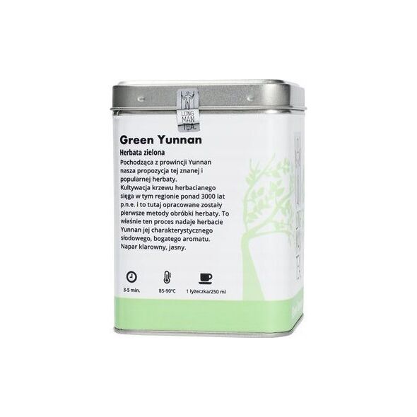 Long Man Tea Long Man Tea - Zielony Yunnan - Herbata sypana - Puszka 120g 11261228 5903299988187