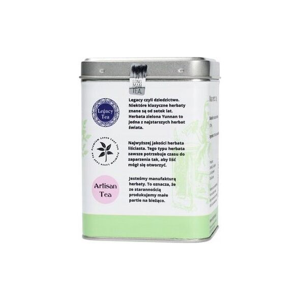 Long Man Tea Long Man Tea - Zielony Yunnan - Herbata sypana - Puszka 120g 11261228 5903299988187