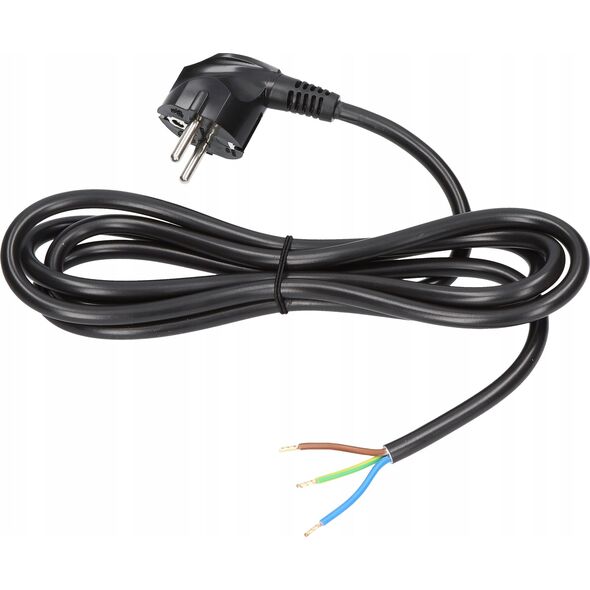 Plastrol Przewód przyłączeniowy Plast-Rol W-97174 5m 3x1mm wtyczka nierozbieralna 16A UNI-SCHUCKO czarny 11266693 5902273401810
