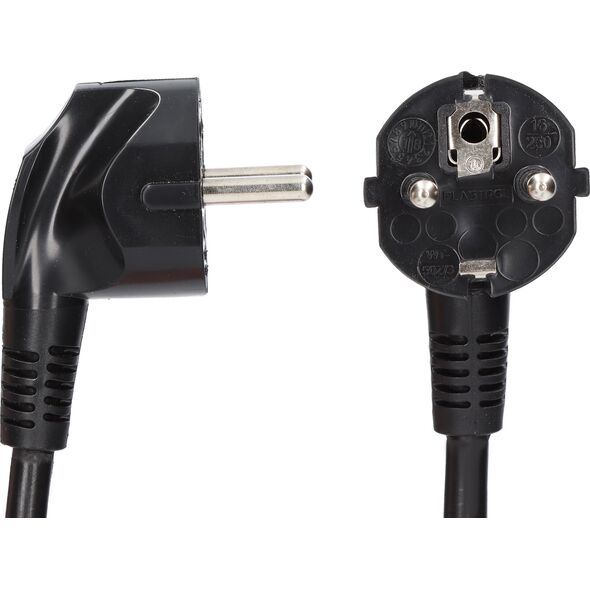 Plastrol Przewód przyłączeniowy Plast-Rol W-97174 5m 3x1mm wtyczka nierozbieralna 16A UNI-SCHUCKO czarny 11266693 5902273401810