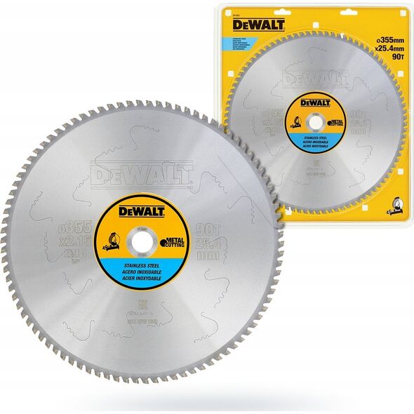 Dewalt hm-piła do metalu 355x25,4 z90/inox 3-25mm/ 11273297 5035048093405