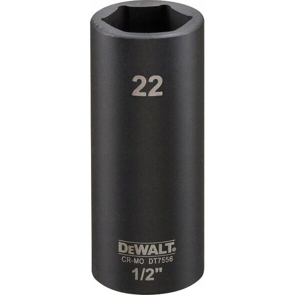Dewalt nasadka 22mm 1/2c impact socket deep 11273320 5035048543443