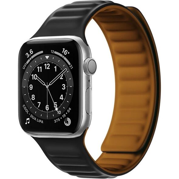 Hurtel Magnetic Strap pasek do Watch 7 41mm magnetyczna opaska bransoleta bransoletka czarny 11277011 9145576255797