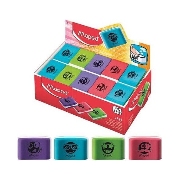Maped MAPED Essentials Soft -  Gumka Do Ścierania Color ( Mix Kolorów) -  1 Sztuka Z Mixu 11283608 3154141129216