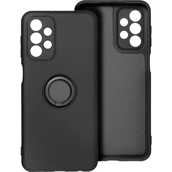 Futerał Forcell SILICONE RING do IPHONE 12 PRO MAX czarny 11465612 5903396123542