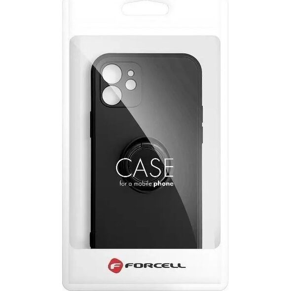 Futerał Forcell SILICONE RING do IPHONE 12 PRO MAX czarny 11465612 5903396123542