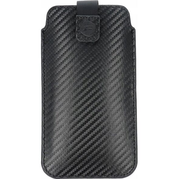 ForCell Futerał Forcell POCKET Carbon - Model 17 - do SAMSUNG A02s / A03s / A12 / A21s / A32 5G / A42 5G / A72 5G / M12 XIAOMI Redmi 9A / 9AT / 9c / Note 10 11465640 5903396127397